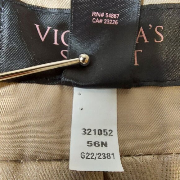 Victorias Secret Womens 4 Double Breasted Trench Coat Belted Jacket FLAW no belt - Picture 8 of 16